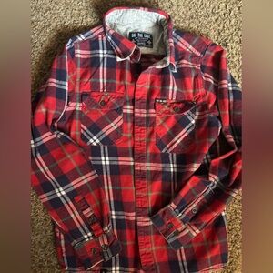 Ski The East Red and Blue Plaid Shirt